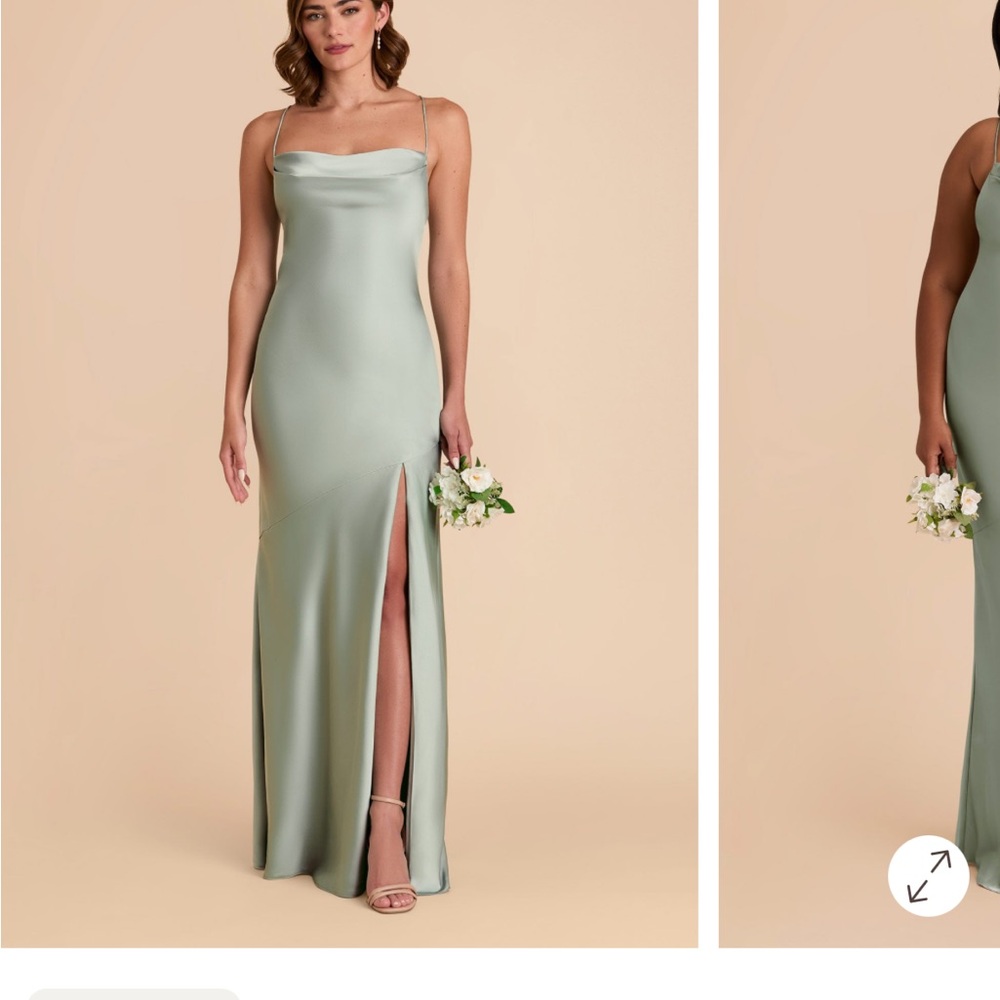 Birdy Grey Matte Sage Green Olivia Gown